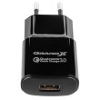 МЗП Grand-X CH-550 (USB 3.6V-6.5V 3A, 6.5V-9V 2A, 9V-12V 1.5A QC3.0 + кабель Type-C), color Black (CH-550TC)