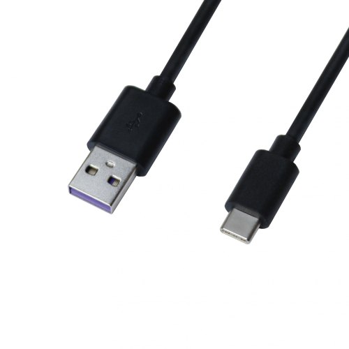 МЗП Grand-X CH-550 (USB 3.6V-6.5V 3A, 6.5V-9V 2A, 9V-12V 1.5A QC3.0 + кабель Type-C), color Black (CH-550TC)