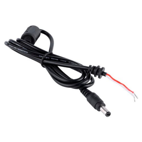 Штекер з кабелем живлення DC 5.5*2.1мм 1.8м Atcom (10797), (до блоку живлення ноутбука)