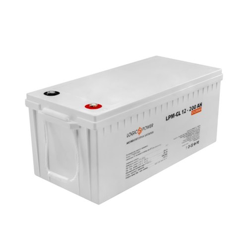 Батарея до ПБЖ, 12В, 200Ач, GL, LogicPower (2326), гелевий