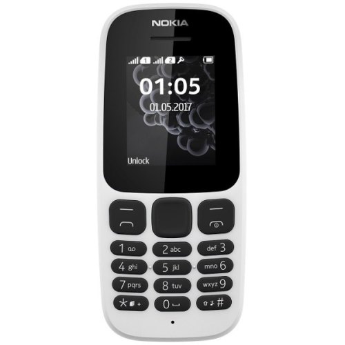 Мобільний телефон Nokia 105 Single Sim White