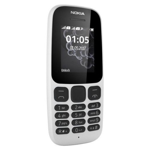 Мобільний телефон Nokia 105 Single Sim White
