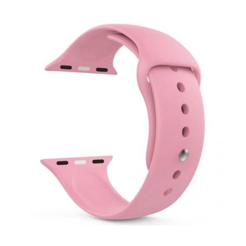 Ремінець Silicone Watch band for Apple Watch 42/44 mm Pink