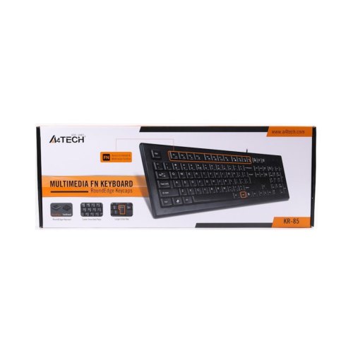 Клавіатура A4Tech (KR-85 USB Black)
