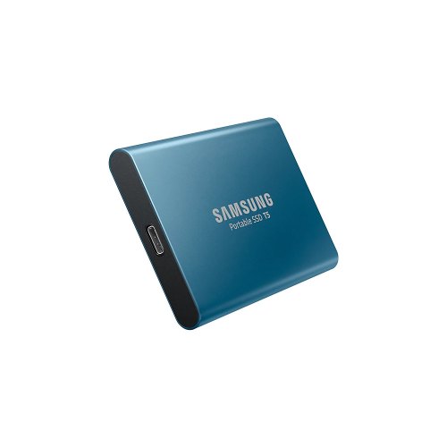 Зовнішній SSD 500GB Samsung T5 Blue (MU-PA500B/WW),