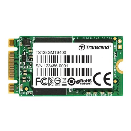 Твердотільний накопичувач SSD M.2 Transcend MTS400 128GB 2242 SATA MLC