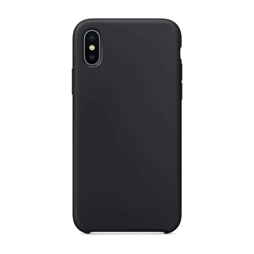 Накладка сіліконова Matte Soft Cover для iPhone X/XS (Black)
