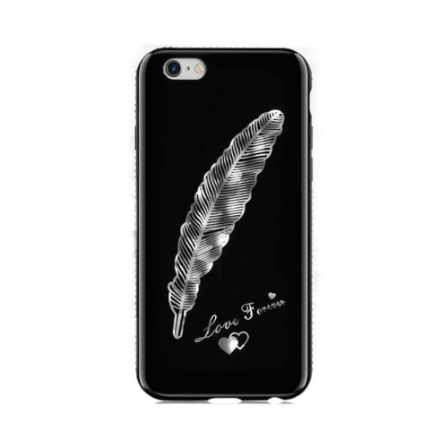 Накладка Shengo 3D для iPhone 6 Plus Silver (pero)