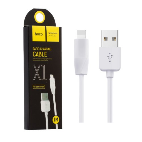 Кабель HOCO X1 Rapid for lightning 1м (White)
