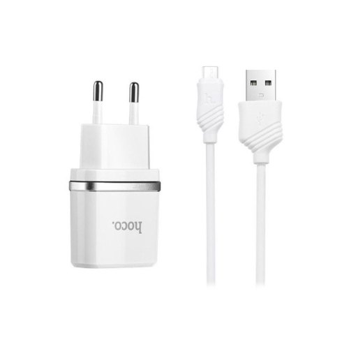 МЗП HOCO С11 Smart (1USB/1A) micro usb (White)