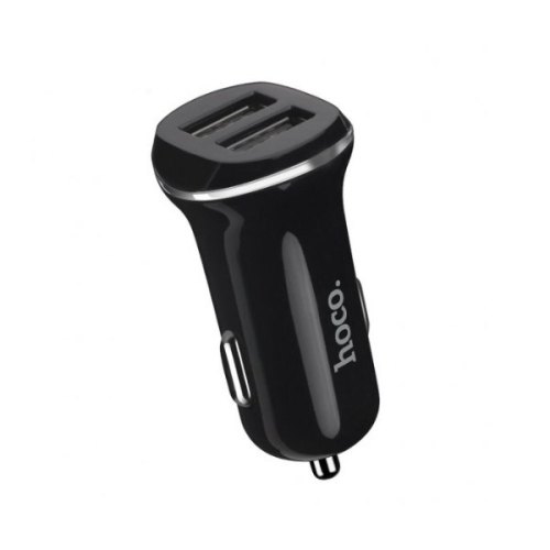 Автомобільний зарядний пристрій HOCO Z1 Black + cable USB/micro-USB