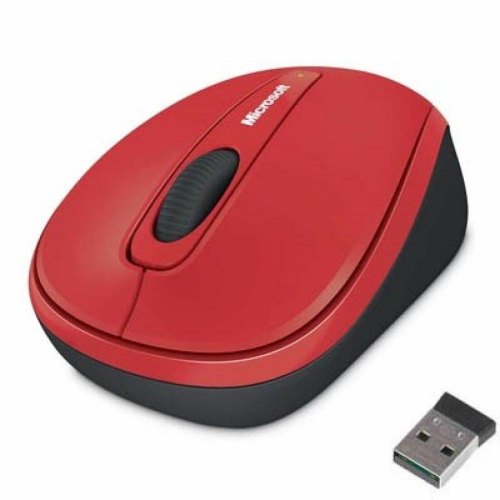 Мишка бездротова, Microsoft Mobile 3500 WL Flame Red
