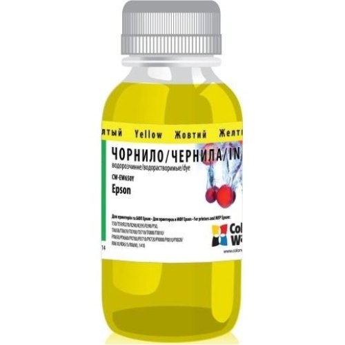 Чорнило ColorWay Epson TX650 200мл Yellow EW650Y
