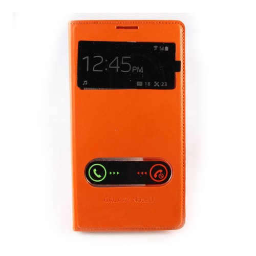 Чохол S View Samsung N7100 Galaxy Note 2 Orange
