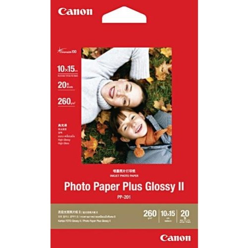 Папір CANON 10x15 Photo Paper Glossy PP-201 (2311B003) 260 г/м2, 50 аркушів, глянець