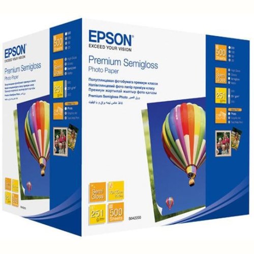 Папір EPSON 10х15 Premium Semigloss Photo (C13S042200) 250 г/м2, 500 аркушів, матовий