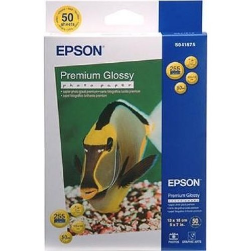 Папір EPSON 13x18 Premium gloss Photo (C13S041875) 50 аркушів, 250 г/м2, глянець