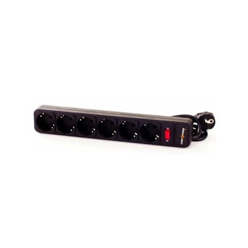Мережевий фільтр, 10м, 6 розеток, LogicPower LP-X6 (2751), чорний, RTL