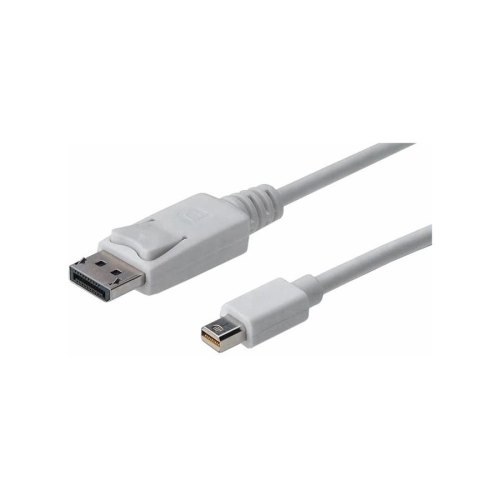 Кабель miniDisplayPort to DisplayPort 2.0m DIGITUS (AK-340102-020-W) 2 м