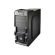 Корпус CoolerMaster K380 (RC-K380-KWN1) Miditower, ATX, без БП, чорний, 1xUSB 3.0, 1xUSB 2.0, Audio, прозора стінка