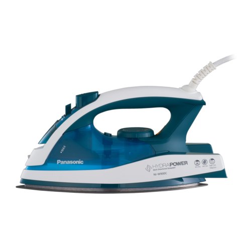 Праска PANASONIC, 2400Вт, 310мл, постійна пара - 35гр, керам. підошва, голубий