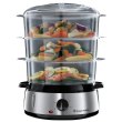 Пароварка Russell Hobbs Cook&Home 800Вт, чаша-3/3/3л, резервуар для води -1л, механічне керування, 3 яруси, метал/пластик, чорний