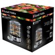 Пароварка Russell Hobbs Cook&Home 800Вт, чаша-3/3/3л, резервуар для води -1л, механічне керування, 3 яруси, метал/пластик, чорний