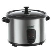 Рисоварка Russell Hobbs Cook&Home, чаша-1.8л, електронне керув., нерж. сталь, чорний