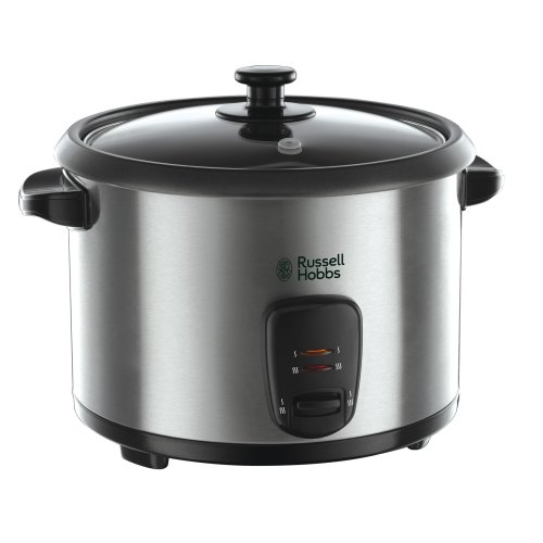 Рисоварка Russell Hobbs Cook&Home, чаша-1.8л, електронне керув., нерж. сталь, чорний