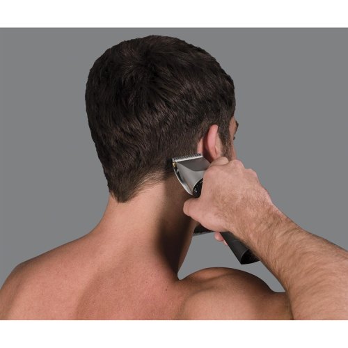 Машинка для стрижки Remington Genius, мережа+акум., насадок-8, кейс,ножиці, гребінець в компл, керамич.напиленя, чорний