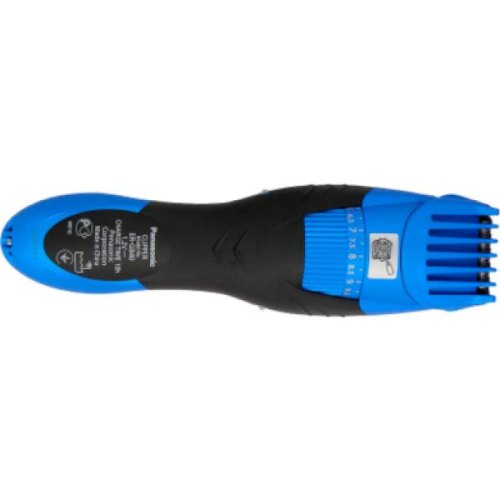 Тример Panasonic, для бороди і вусів, акум., насадок-1, сталь, чорно-синій