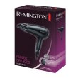Фен Remington Power Dry 2000, 2000Вт, 3 режими, іоніз-я, хол. обдув, еко режим, чорний