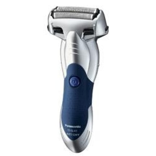 Бритва електрична Panasonic сіткова, 7600  об/хв, головок-3, Li-Ion, сухий+вологий, тример, срібно-синій