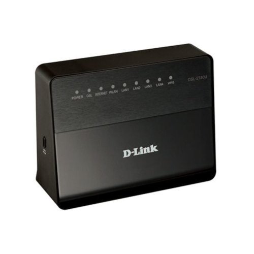 Модем D-Link DSL-2740U 1xRJ-12, ADSL, ADSL2/2+, Annex A, до 150Mbps, IEEE 802.11 n/g, 4x10/10