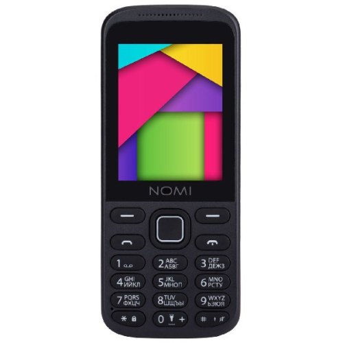 Мобiльний телефон Nomi i244 Black-Red