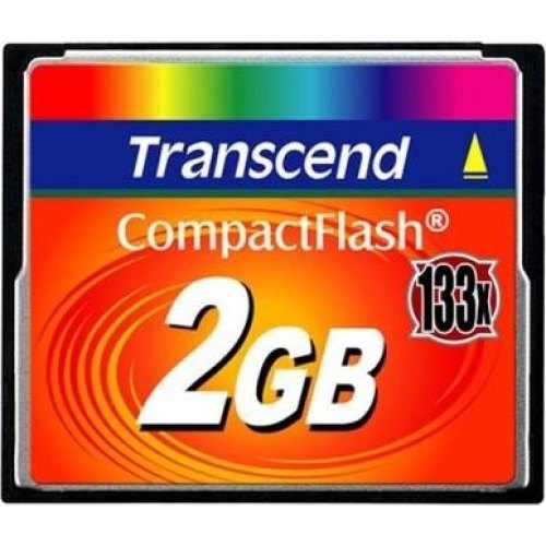 CF карта, 2 Гбайт, 133x, Transcend (TS2GCF133)