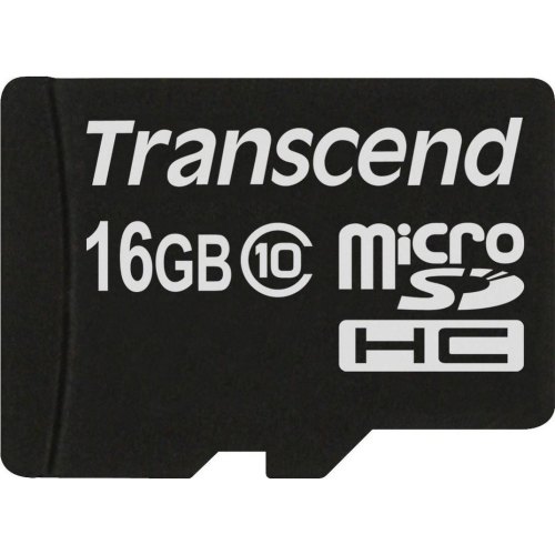 microSDHC карта 16GB Transcend class10 (TS16GUSDC10)