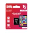 microSDHC карта 16GB GoodRam class10 UHS-1 з SD адаптером (M1AA-0160R11)