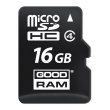 microSDHC карта 16Gb GoodRam class4 з SD адаптером (M40A-0160R11)