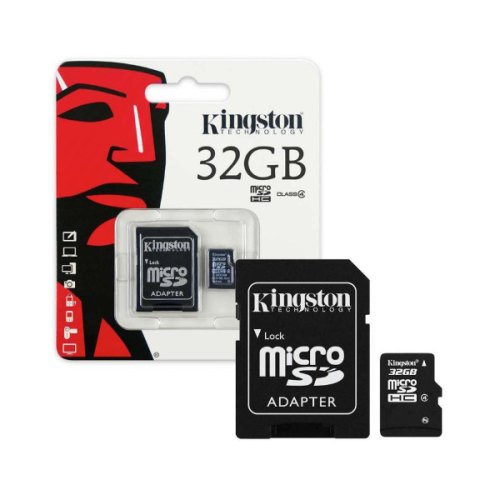 microSDHC карта 32Gb Kingston class10 з SD адаптером UHS-I (SDC10G2/32Gb) R45/W10MB/s