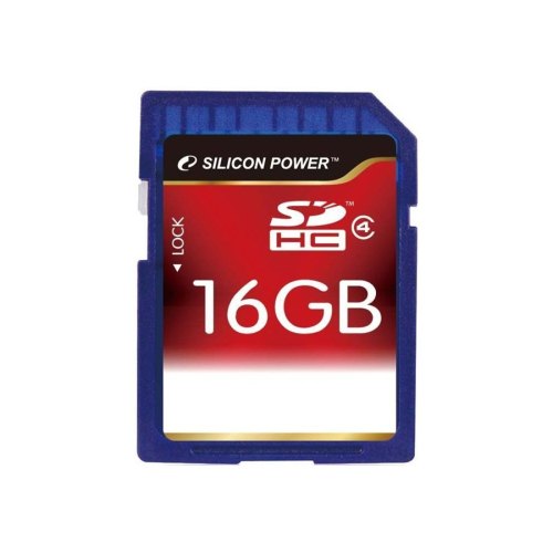 SDHC карта 16Gb Silicon Power class4 (SP016GbSDH004V10)