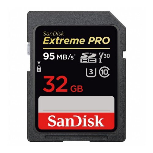 SDXC карта 32GB SanDisk Extreme Pro class10 UHS-1 U3 V30 (SDSDXXG-032G-GN4IN)