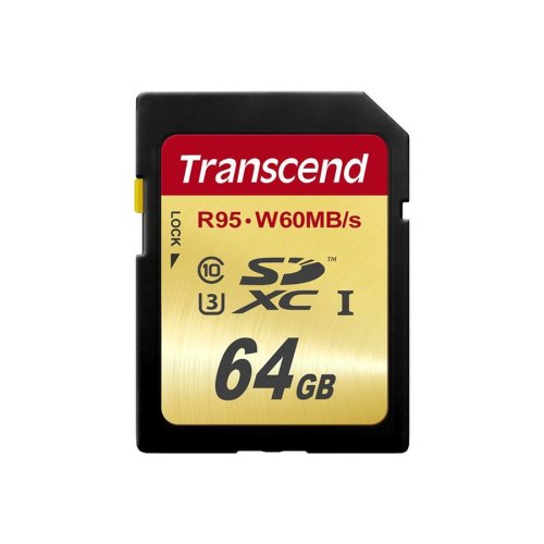 SDXC карта 64Gb Transcend Ultimate class10 UHS-I U3 (TS64GSDU3) Up to: R95/W60MB/s
