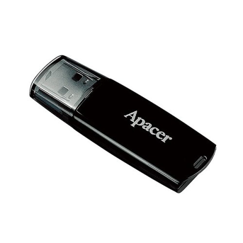 USB флеш 16Gb Apacer AH322 Black (AP16GAH322B-1) пластик чорний зчит: 3Мб/с запис: 10Мб/с USB 2.0