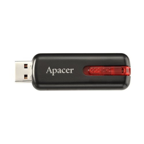 USB флеш 16Gb Apacer AH326 Black (AP16GAH326B-1) пластик чорний USB 2.0