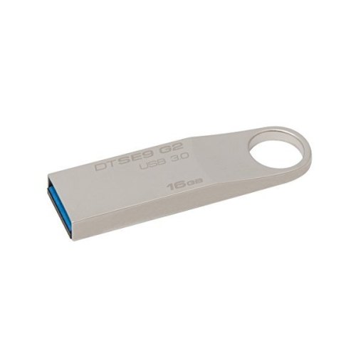 USB флеш 16Gb Kingston DataTraveler SE9 G2 Silver (DTSE9G2/16GB) метал сріблястий USB 3.0