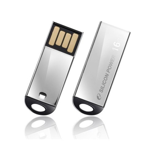 USB флеш 16Gb Silicon Power 830 Silver (SP016GbUF2830V1S) срібло метал USB 2.0