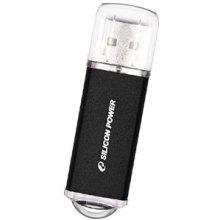 USB флеш 16Gb Silicon Power Ultima II Black (SP016GbUF2M01V1K) метал чорний USB 2.0