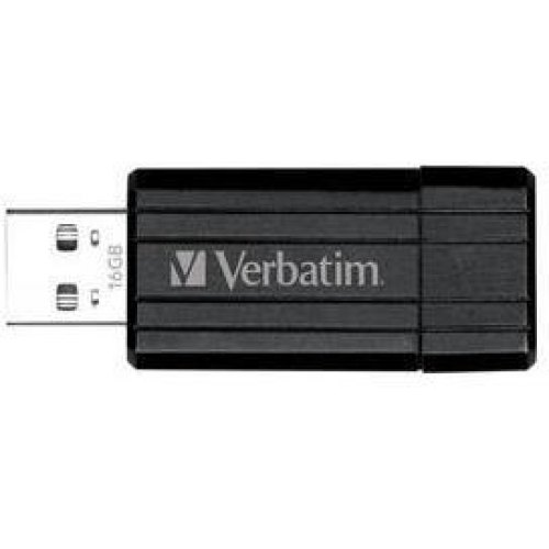 USB флеш 16GB Verbatim Store 'n' Go PinStripe Black (49063)