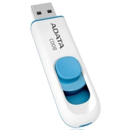 USB флеш 32GB A-Data C008 White (AC008-32G-RWE)